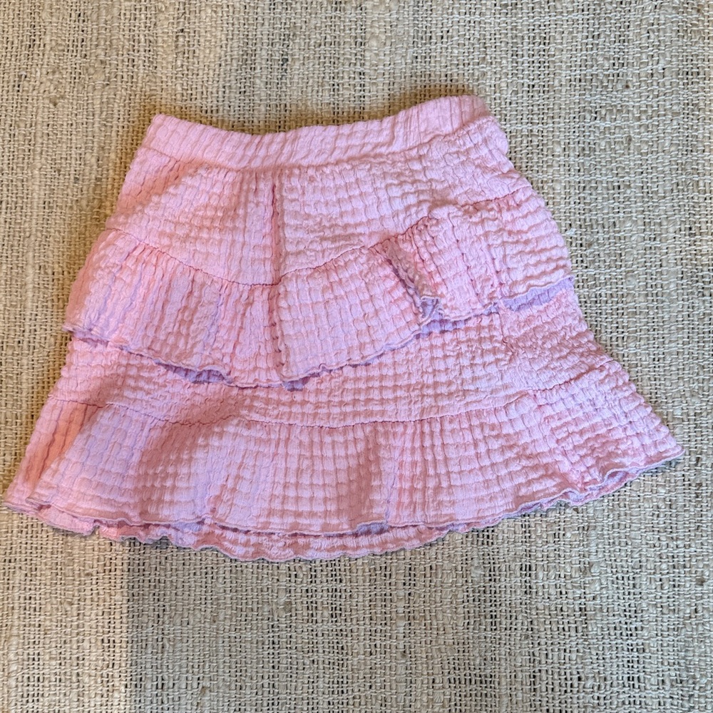 Zara Pink Ruffled Kids Skirt